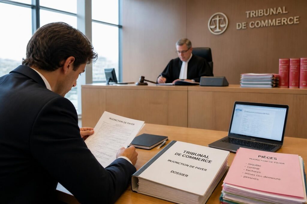 découvrez comment fonctionne l'injonction de payer au tribunal de commerce et les étapes à suivre pour engager cette procédure simplifiée de recouvrement de créances.