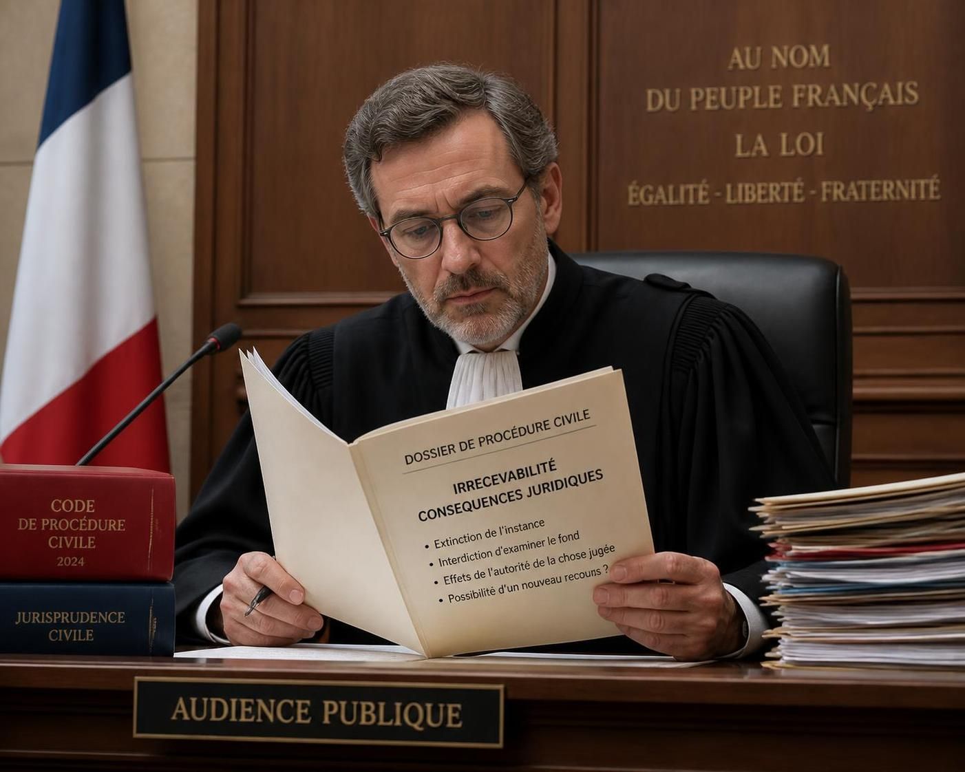 découvrez les fondamentaux de l'irrecevabilité en code de procédure civile, ses critères principaux et les conséquences juridiques pour mieux comprendre cette notion clé du droit.