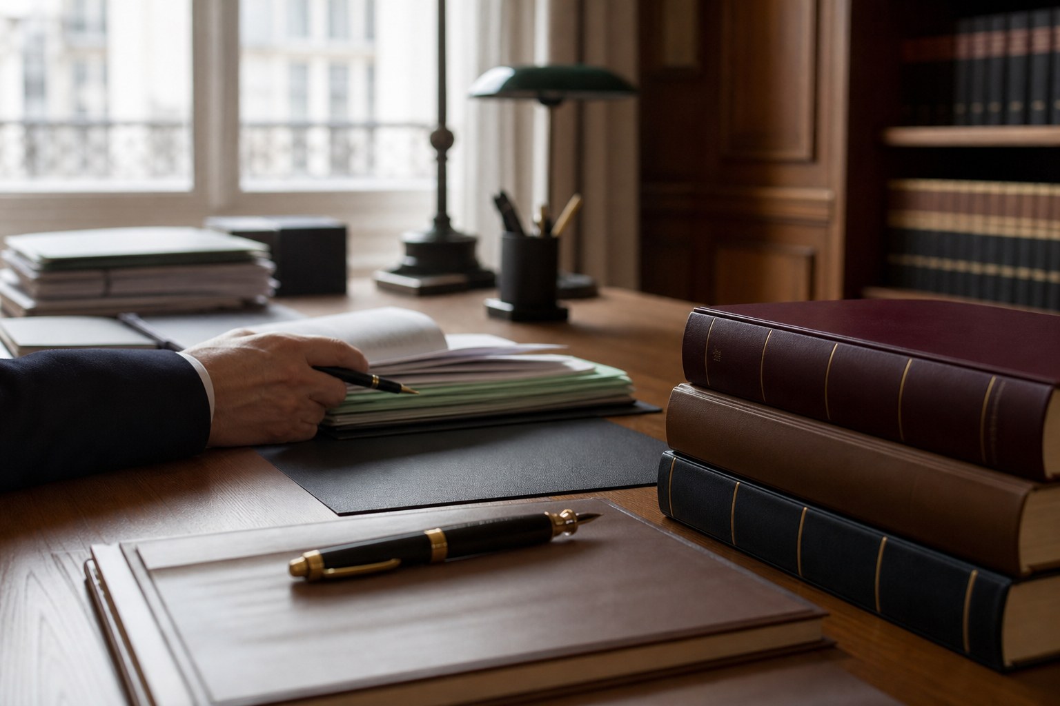 Cabinet d’avocat et documents juridiques